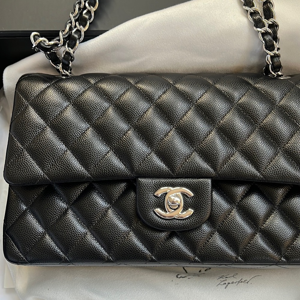 Authentic Chanel medium classic bag.